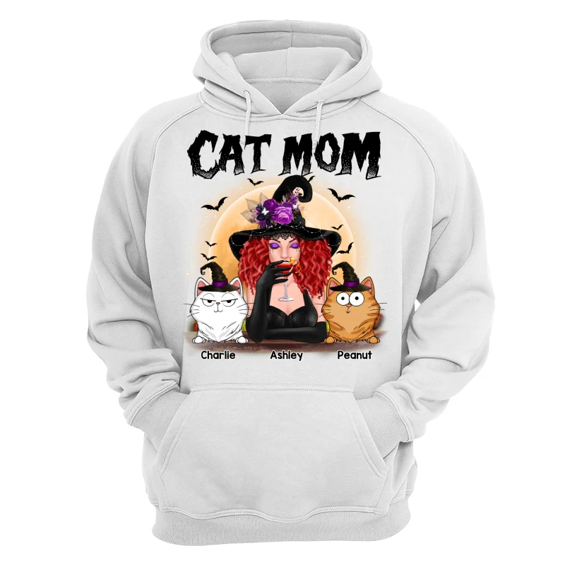 Crazy Cat Witch Funny Cat Expressions Personalized Shirt - Image 13