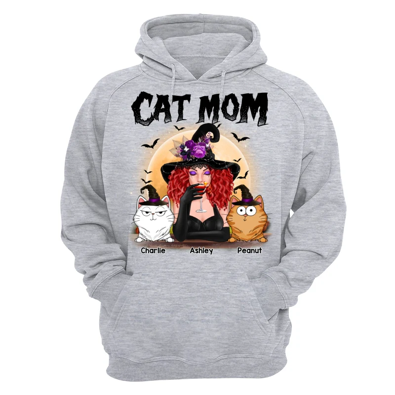 Crazy Cat Witch Funny Cat Expressions Personalized Shirt - Image 14