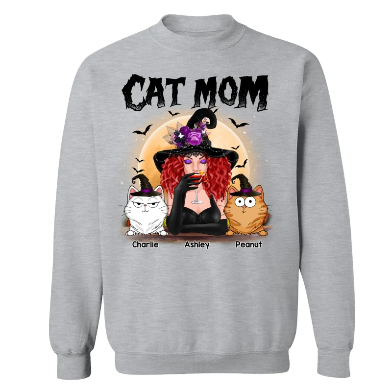 Crazy Cat Witch Funny Cat Expressions Personalized Shirt - Image 18