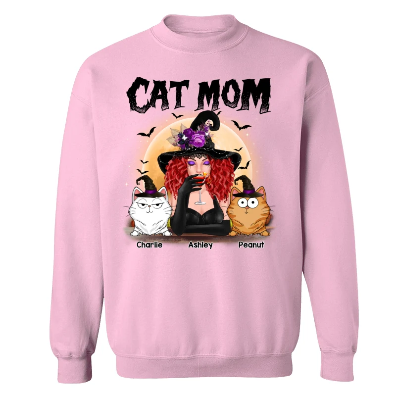 Crazy Cat Witch Funny Cat Expressions Personalized Shirt - Image 19