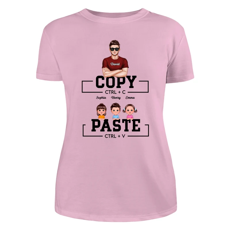 Ctrl C Ctrl V Copy Paste Matching Family Personalized Shirt - Image 10