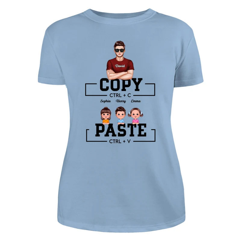 Ctrl C Ctrl V Copy Paste Matching Family Personalized Shirt - Image 11