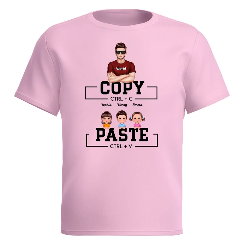 Ctrl C Ctrl V Copy Paste Matching Family Personalized Shirt - Image 17