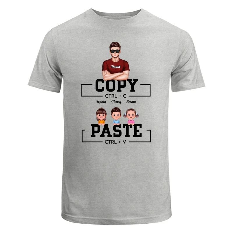 Ctrl C Ctrl V Copy Paste Matching Family Personalized Shirt - Image 5