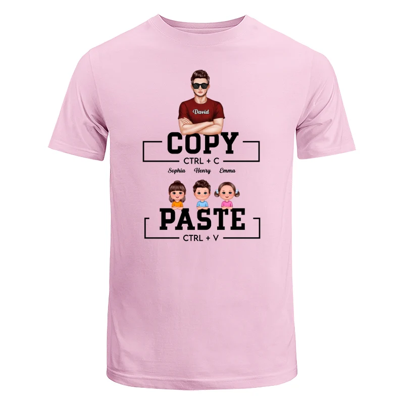 Ctrl C Ctrl V Copy Paste Matching Family Personalized Shirt - Image 6
