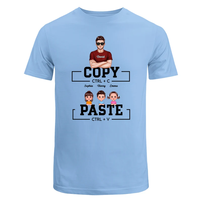 Ctrl C Ctrl V Copy Paste Matching Family Personalized Shirt - Image 7
