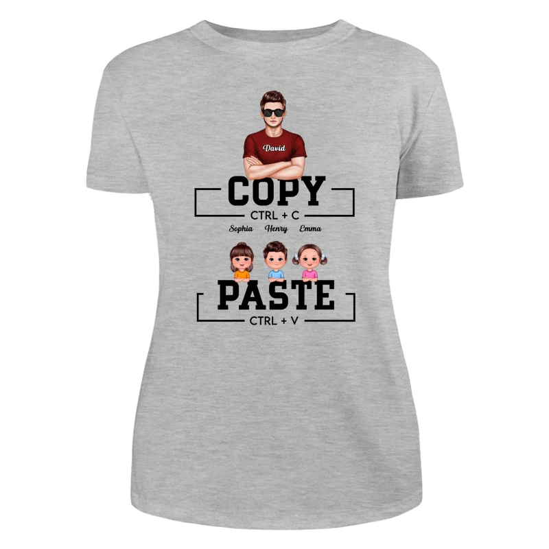 Ctrl C Ctrl V Copy Paste Matching Family Personalized Shirt - Image 9