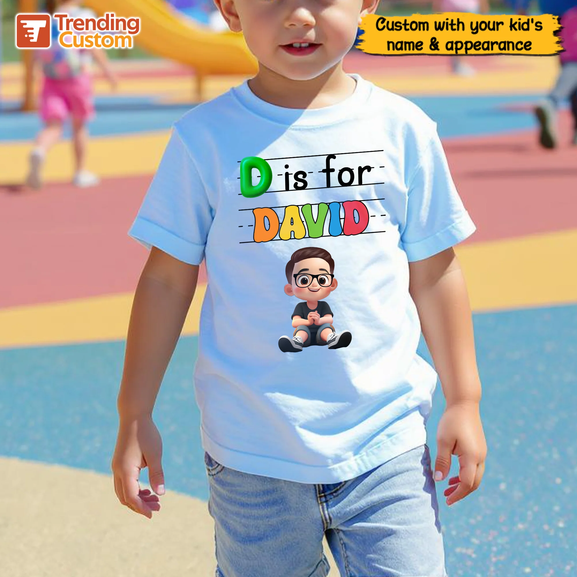 Custom Kids Name Back To School Personalized Shirt, Toddler First Day of School Tee Kindergarten Shirt With Name, First Day School Outfit - Image 12