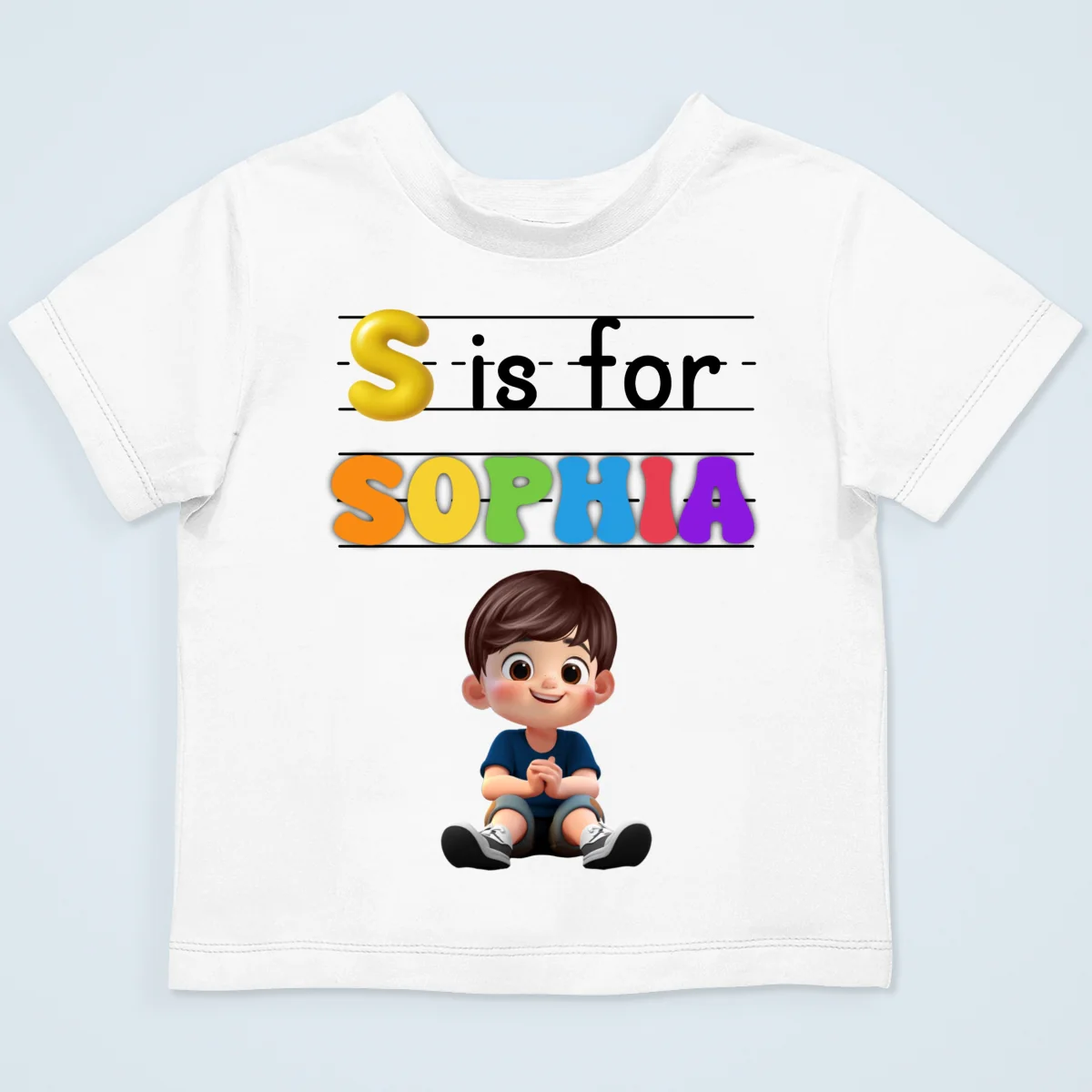 Custom Kids Name Back To School Personalized Shirt, Toddler First Day of School Tee Kindergarten Shirt With Name, First Day School Outfit - Image 19