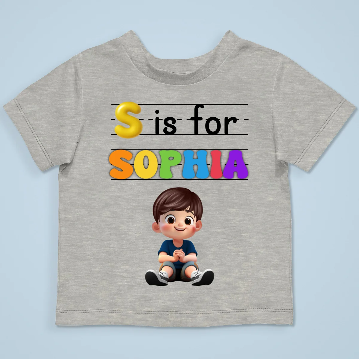 Custom Kids Name Back To School Personalized Shirt, Toddler First Day of School Tee Kindergarten Shirt With Name, First Day School Outfit - Image 20
