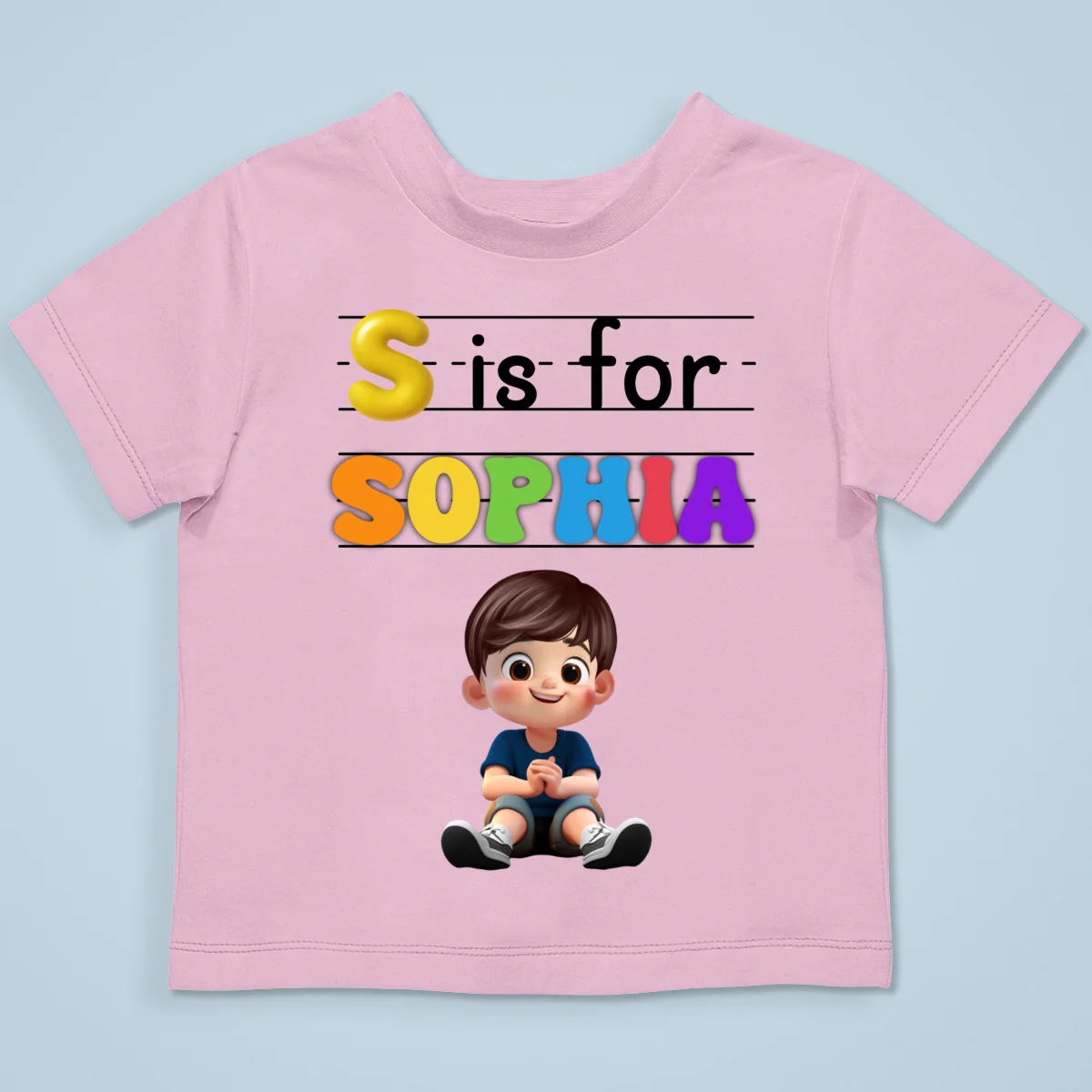 Custom Kids Name Back To School Personalized Shirt, Toddler First Day of School Tee Kindergarten Shirt With Name, First Day School Outfit - Image 21