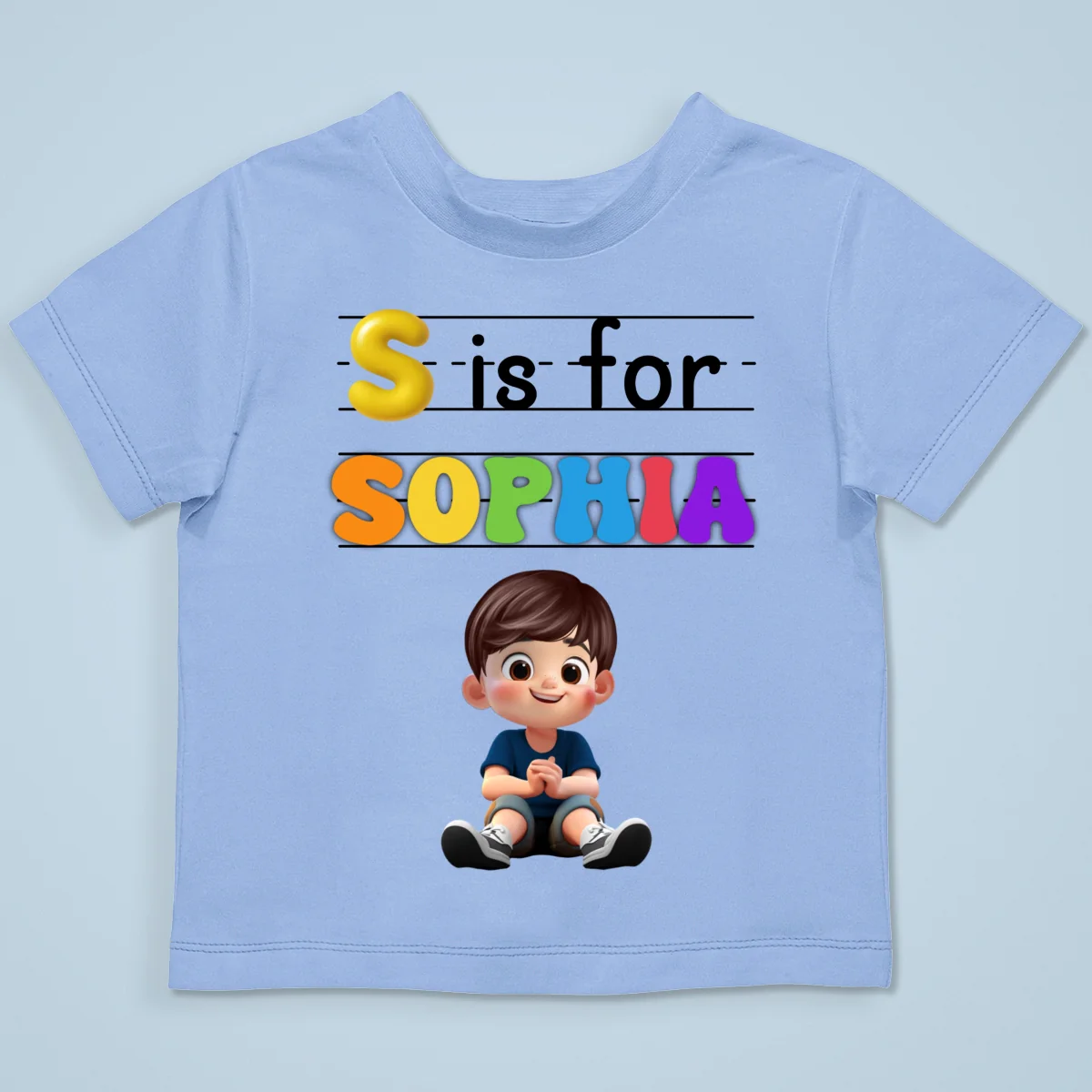 Custom Kids Name Back To School Personalized Shirt, Toddler First Day of School Tee Kindergarten Shirt With Name, First Day School Outfit - Image 22