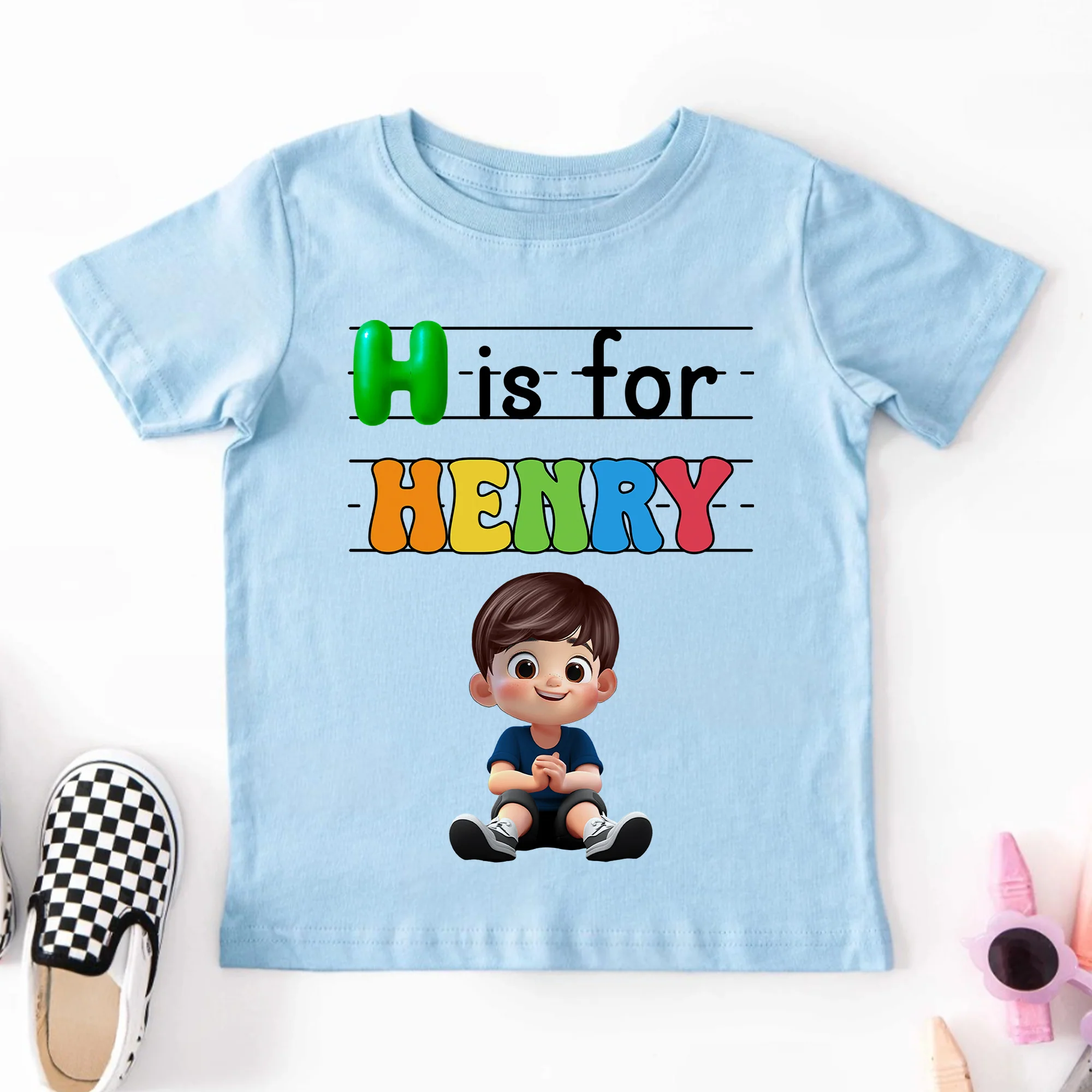 Custom Kids Name Back To School Personalized Shirt, Toddler First Day of School Tee Kindergarten Shirt With Name, First Day School Outfit - Image 6