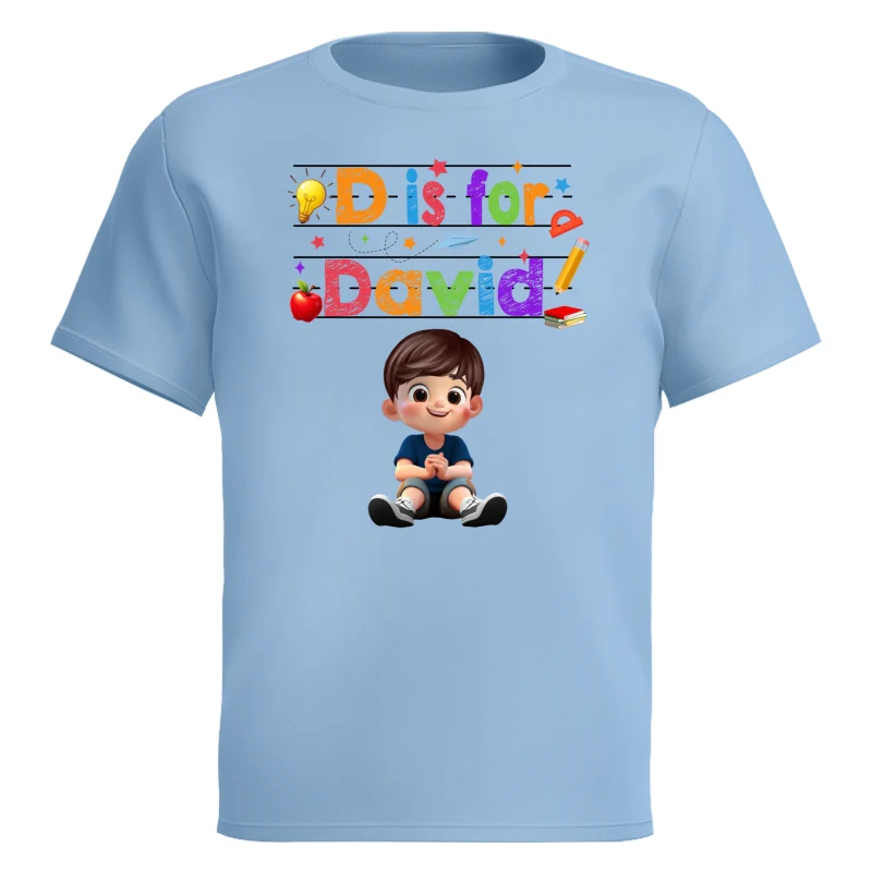 Custom Name  Back To School Kids Shirt, Personalized Alphabet Kids Shirt - Image 16