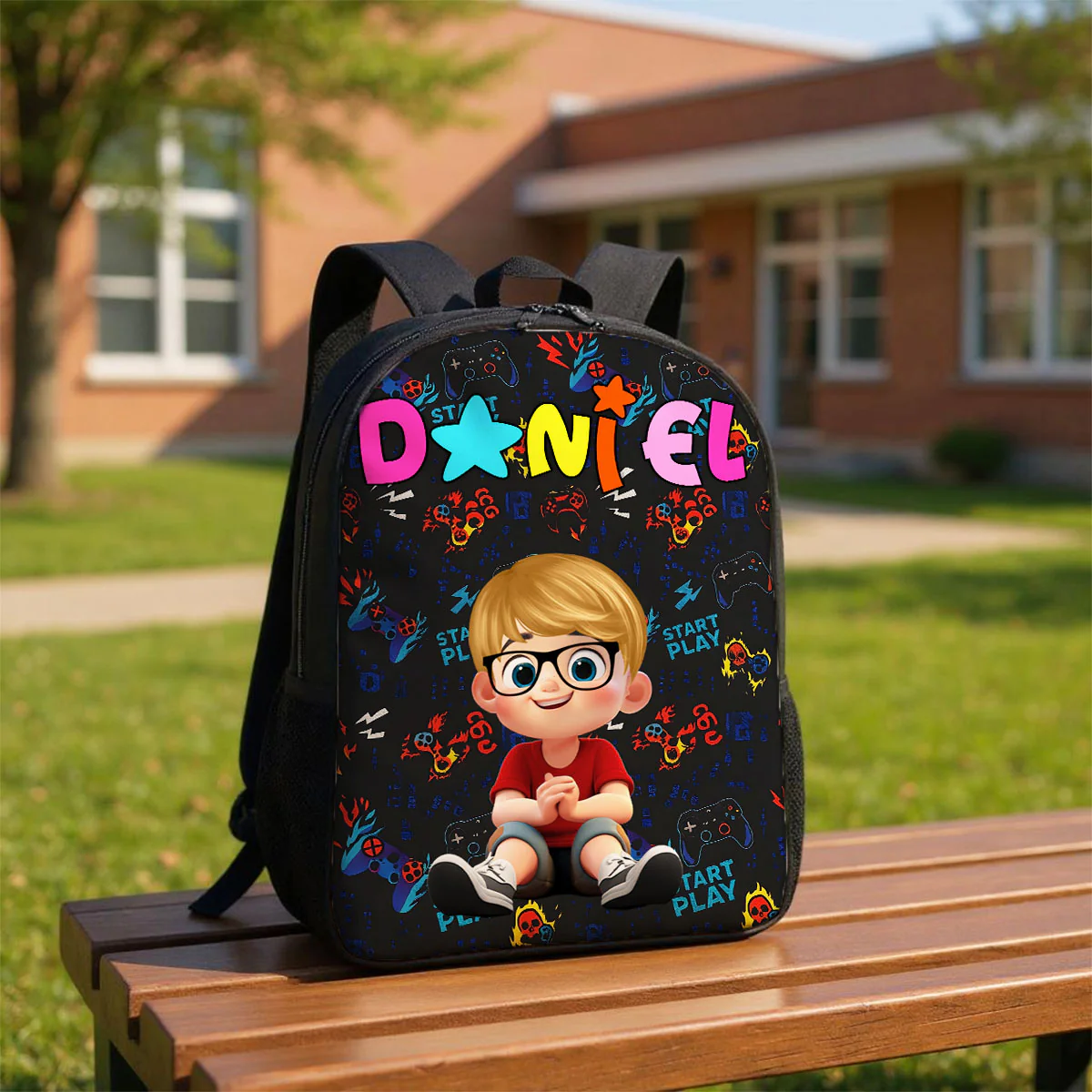 Custom Name Backpack for Kids, Unique Designs for Boys & Girls, Back to School Backpack - Image 6