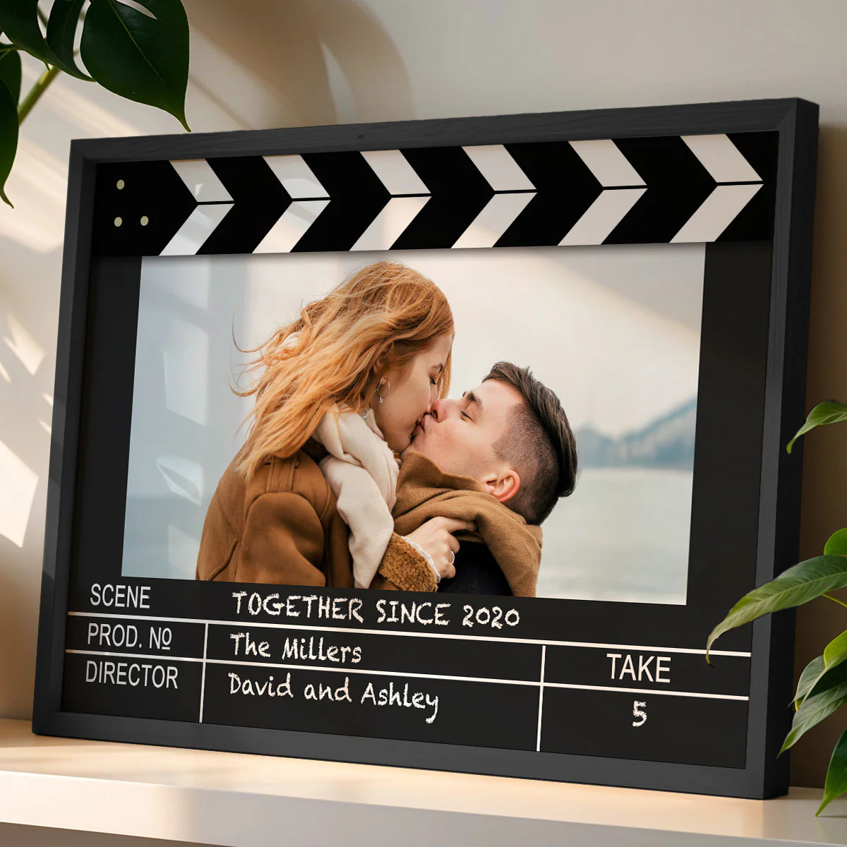Custom Photo Home Decor Film Clapper Board Style Personalized Poster - Image 2