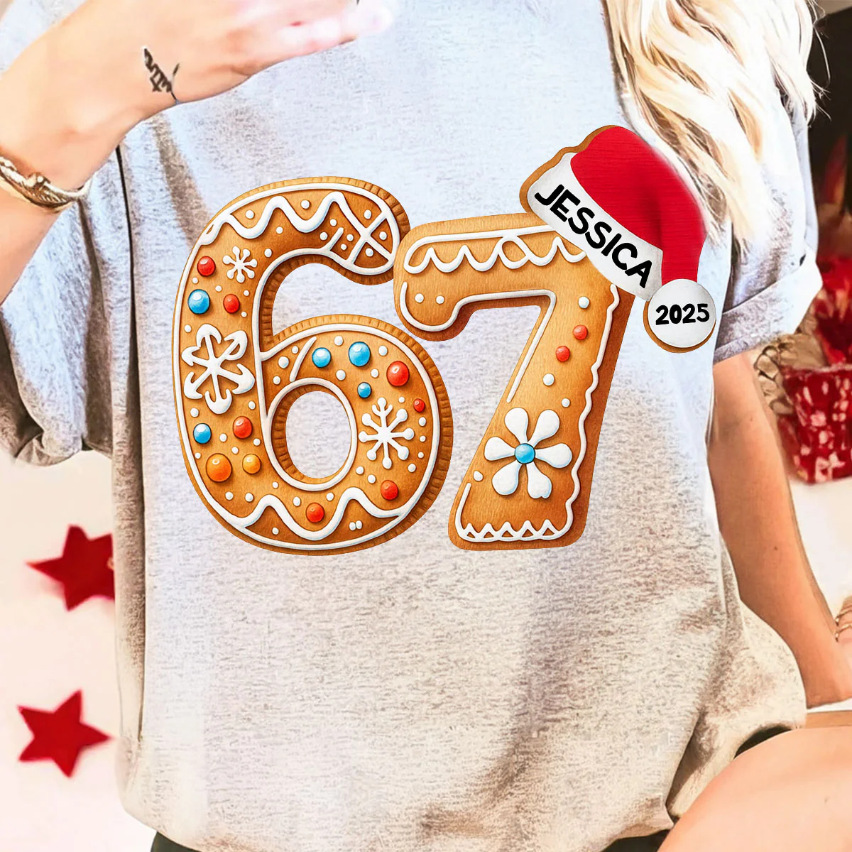 Custom Six Seven - Personalized Shirt - Teen Slang Funny Tree Decor, Funny Teen Grandkid Gift - Image 3