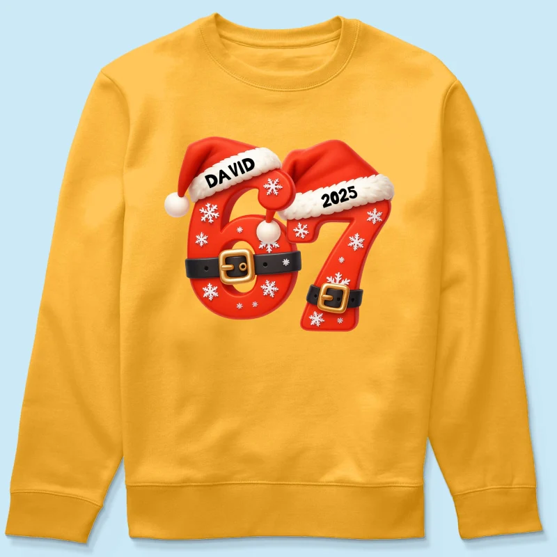 Custom Six Seven - Personalized Shirt - Teen Slang Funny Tree Decor, Funny Teen Grandkid Gift - Image 70