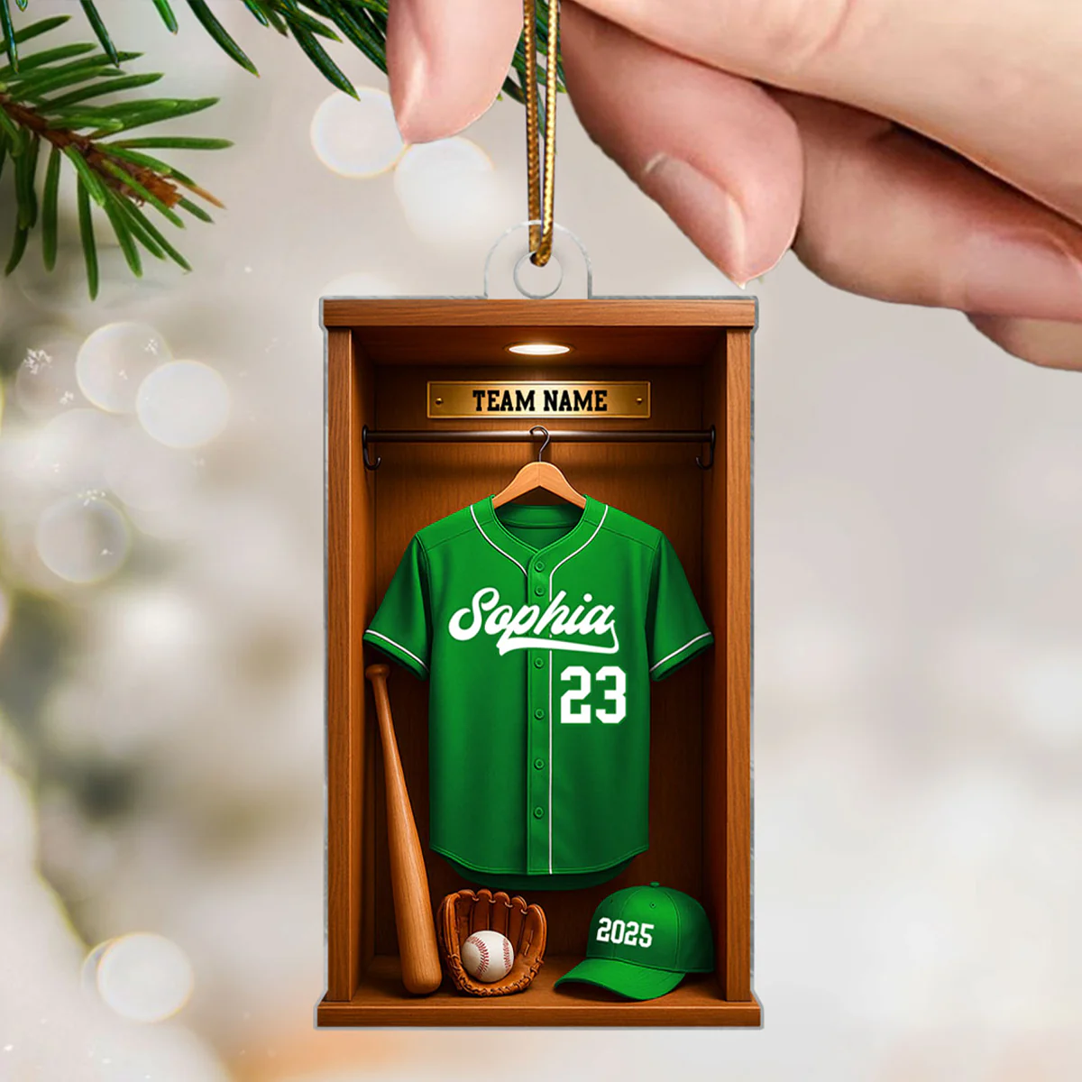 Custom Sports Keepsake - Personalized Acrylic Ornament - Christmas Gift for Son, Daughter, Grandson, Granddaughter - Image 6