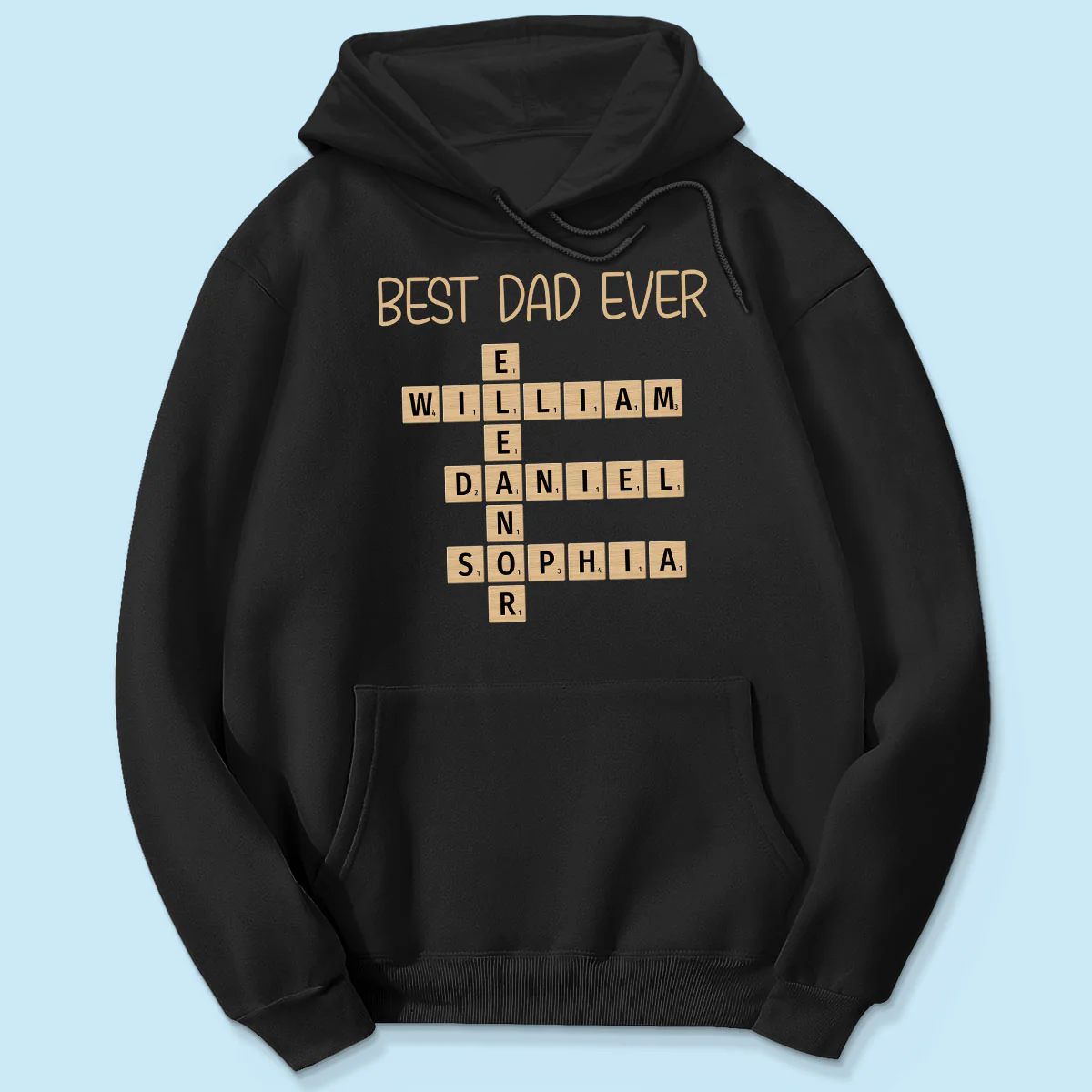 Custom Text Create Your Own Crossword Puzzle Personalized Dark Color Shirt - Image 5