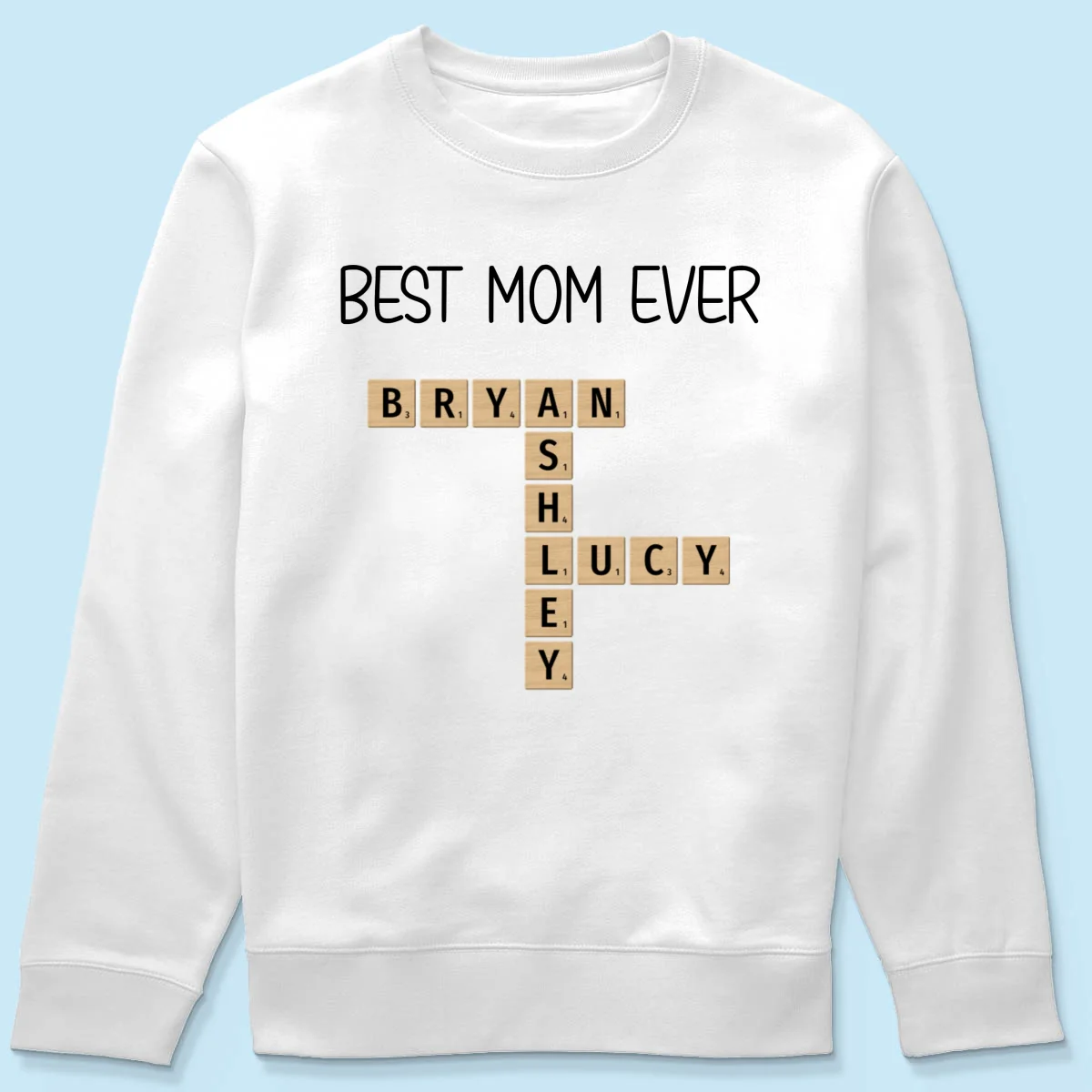 Custom Text Create Your Own Crossword Puzzle Personalized Light Color Shirt - Image 19