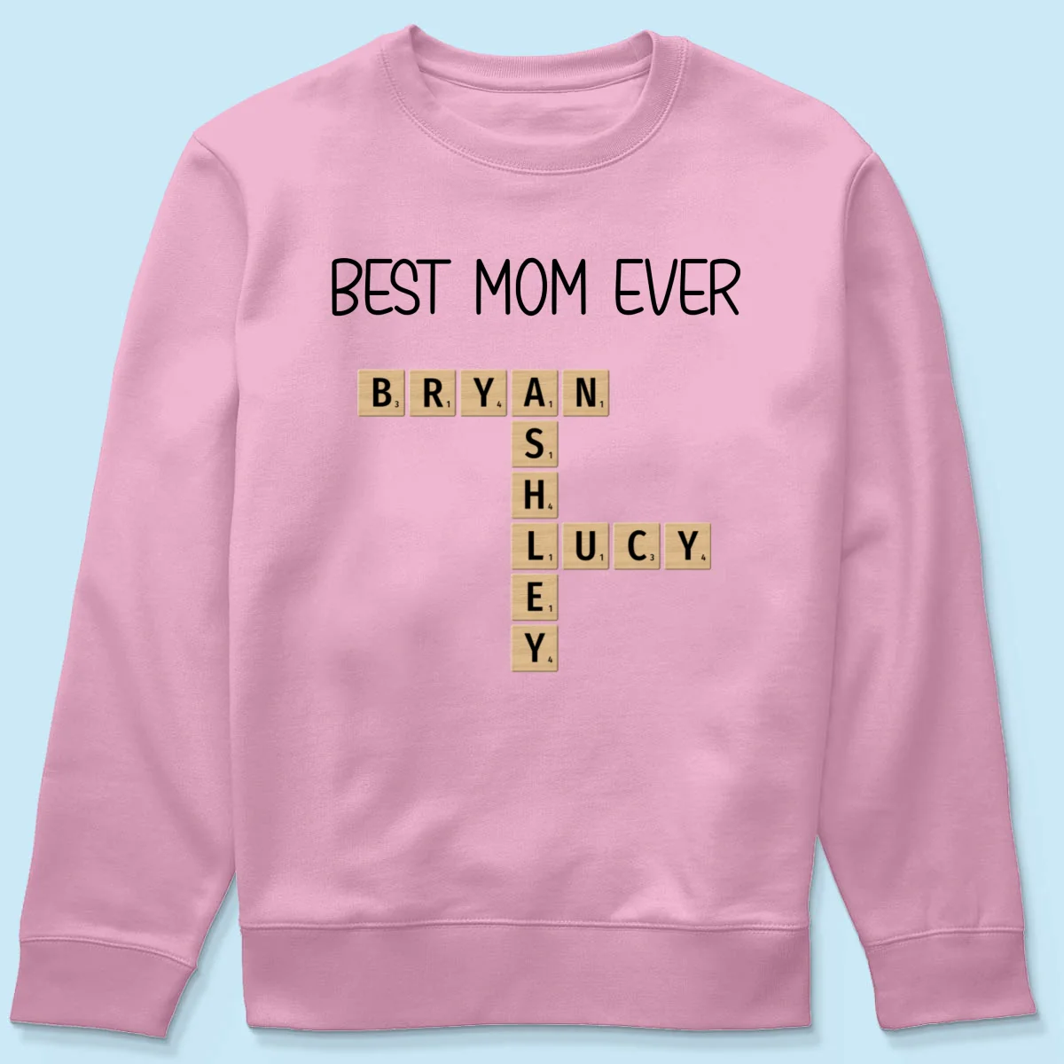 Custom Text Create Your Own Crossword Puzzle Personalized Light Color Shirt - Image 21