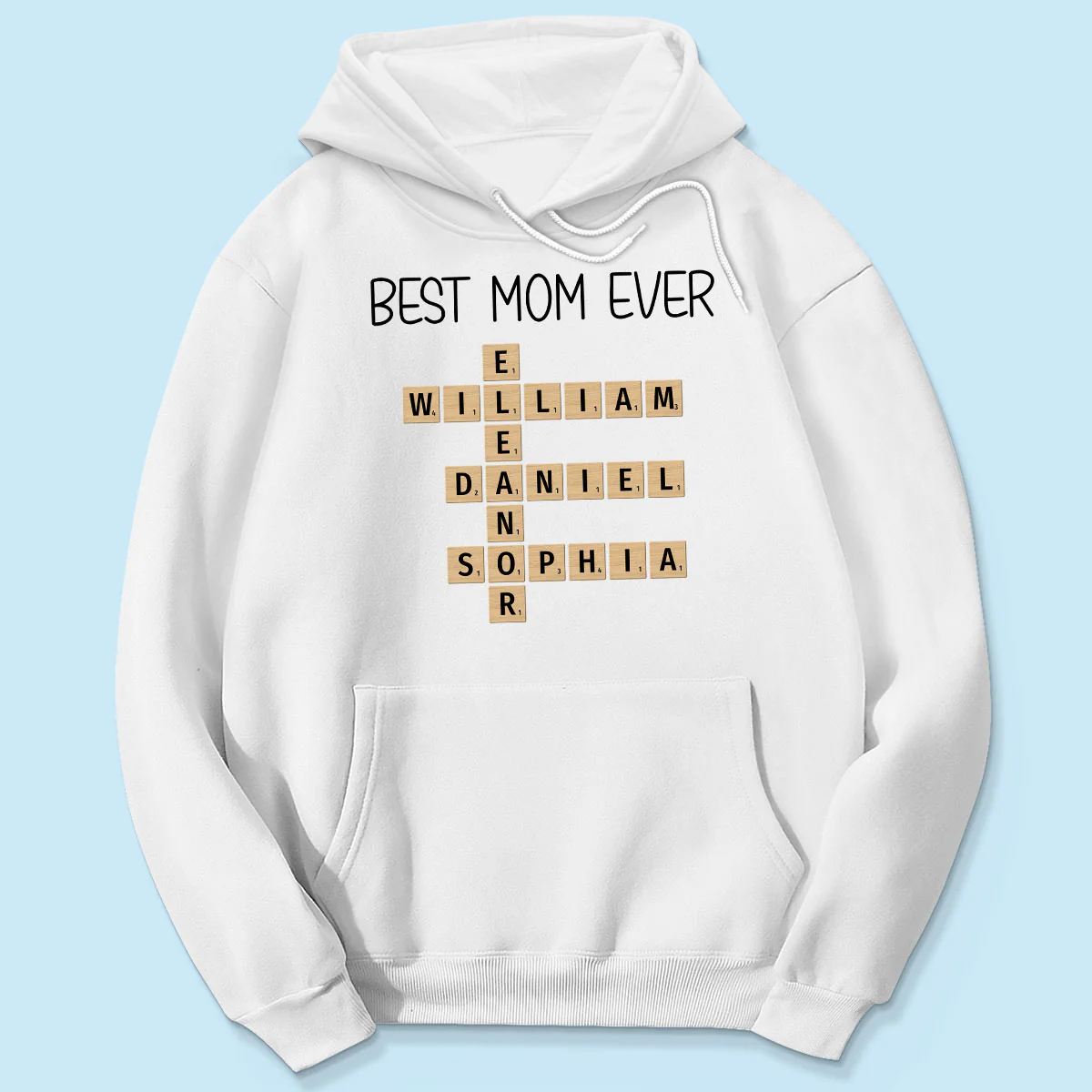 Custom Text Create Your Own Crossword Puzzle Personalized Light Color Shirt - Image 5