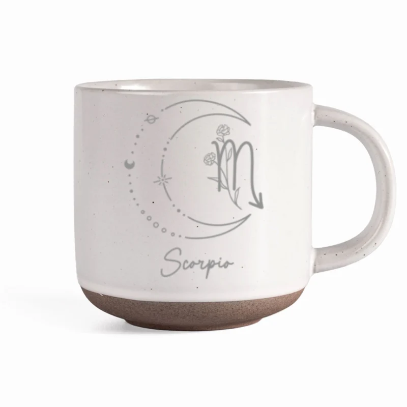 Custom Zodiac Sign Personalized Pottery Mug, Zodiac Moon - Image 12
