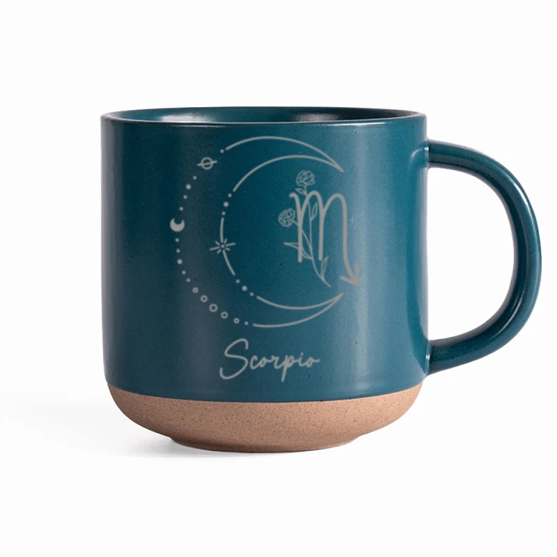 Custom Zodiac Sign Personalized Pottery Mug, Zodiac Moon - Image 13