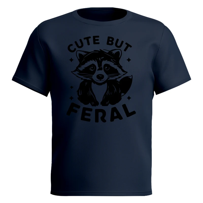 Cute But Feral Raccoon Funny Shirt For Kid - Image 13
