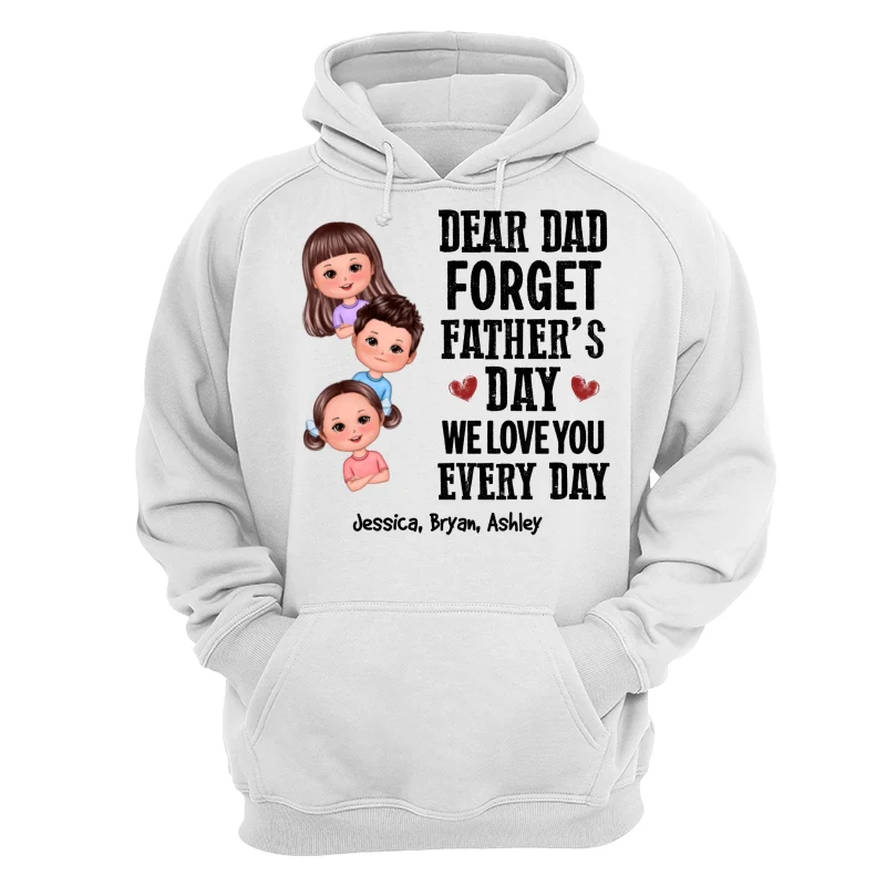 Cute Doll Kids Forget Father‘s Day Personalized Shirt - Image 13