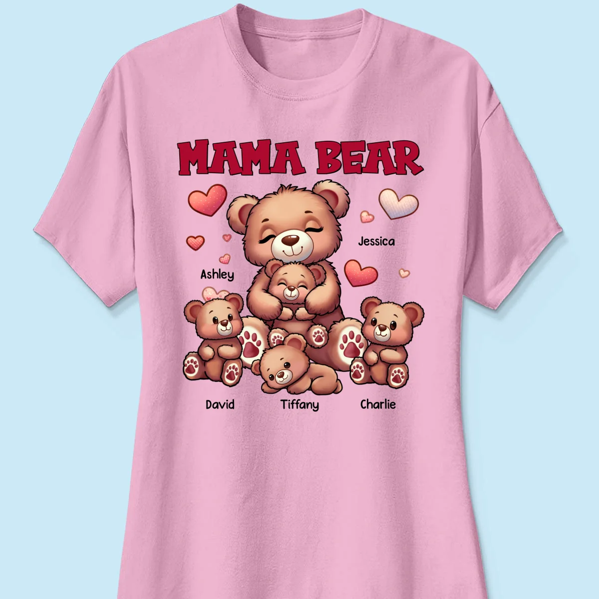 Cute Grandma Bear Mama Bear Personalized Shirt - Image 13