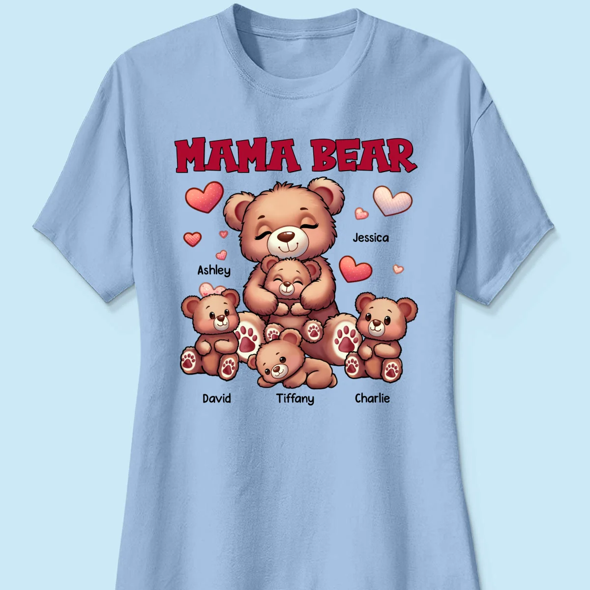 Cute Grandma Bear Mama Bear Personalized Shirt - Image 14