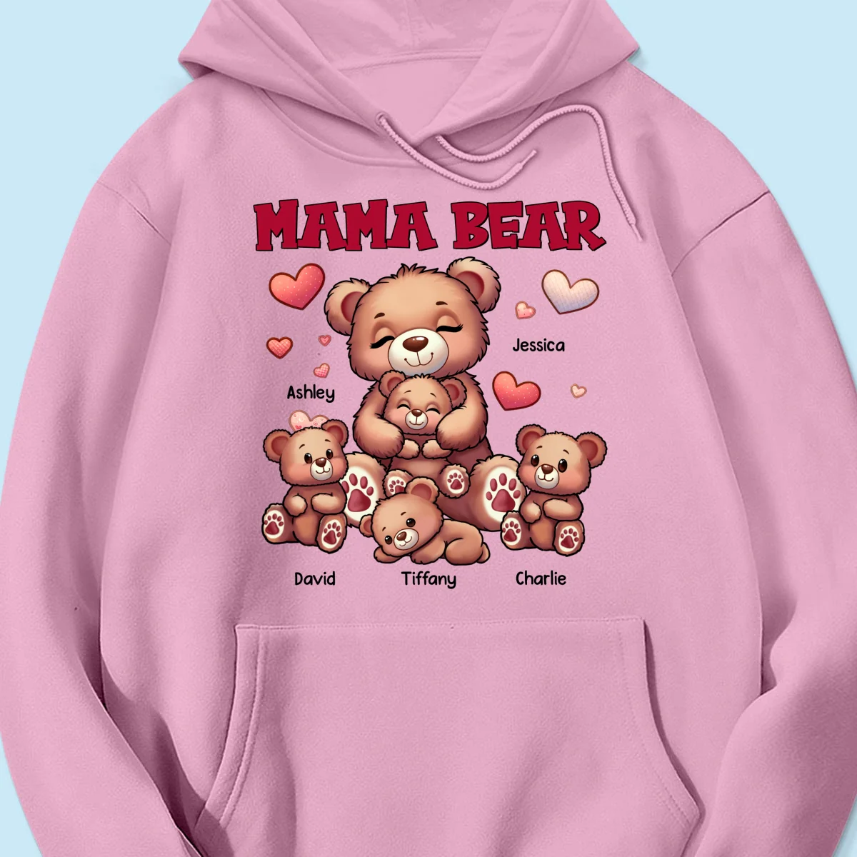 Cute Grandma Bear Mama Bear Personalized Shirt - Image 17