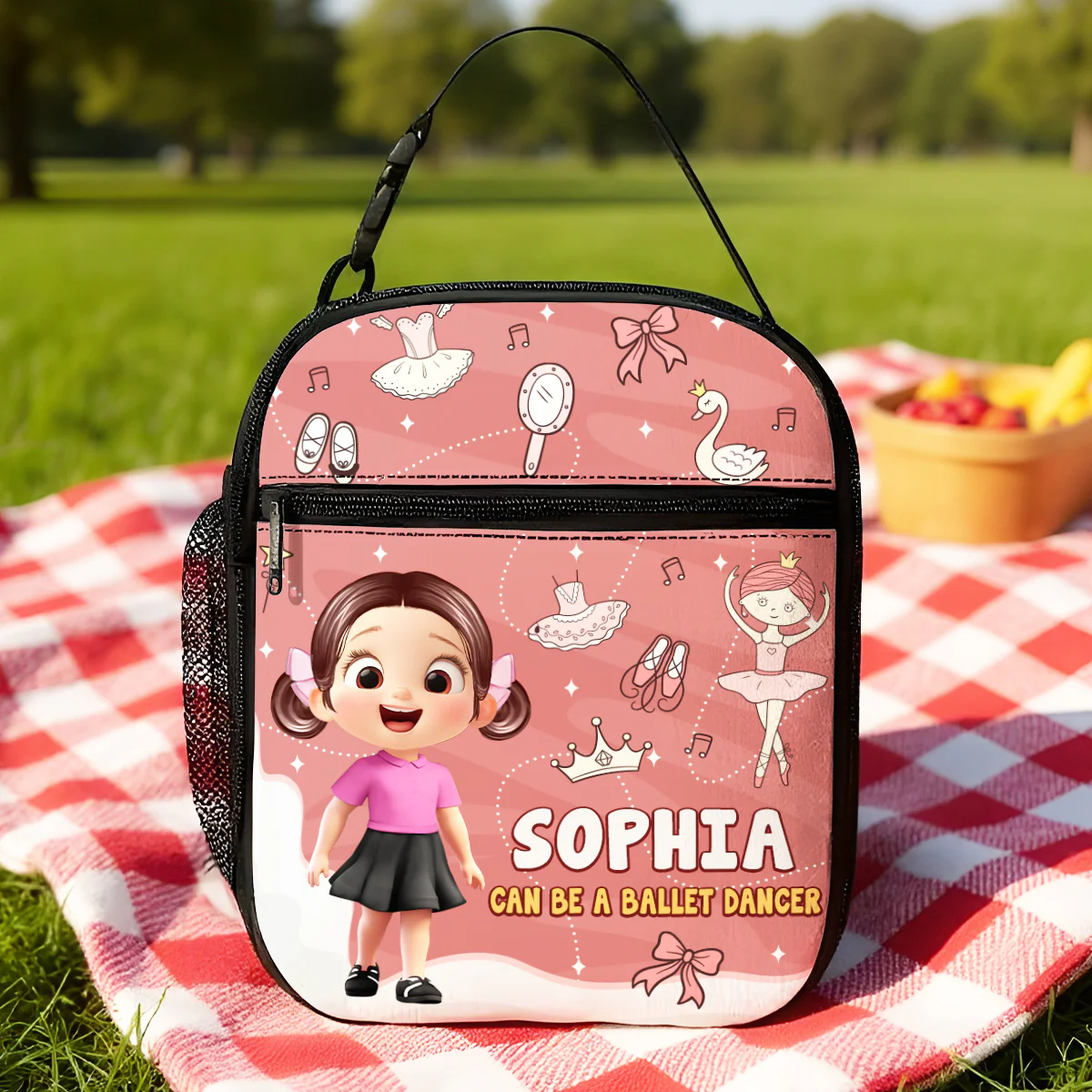 Cute Kid Can Be A Nurse, Astronaut, Firefighter, Teacher, Police,... Future Job Personalized Insulated Kid Lunch Bag, Back To School gift - Image 2