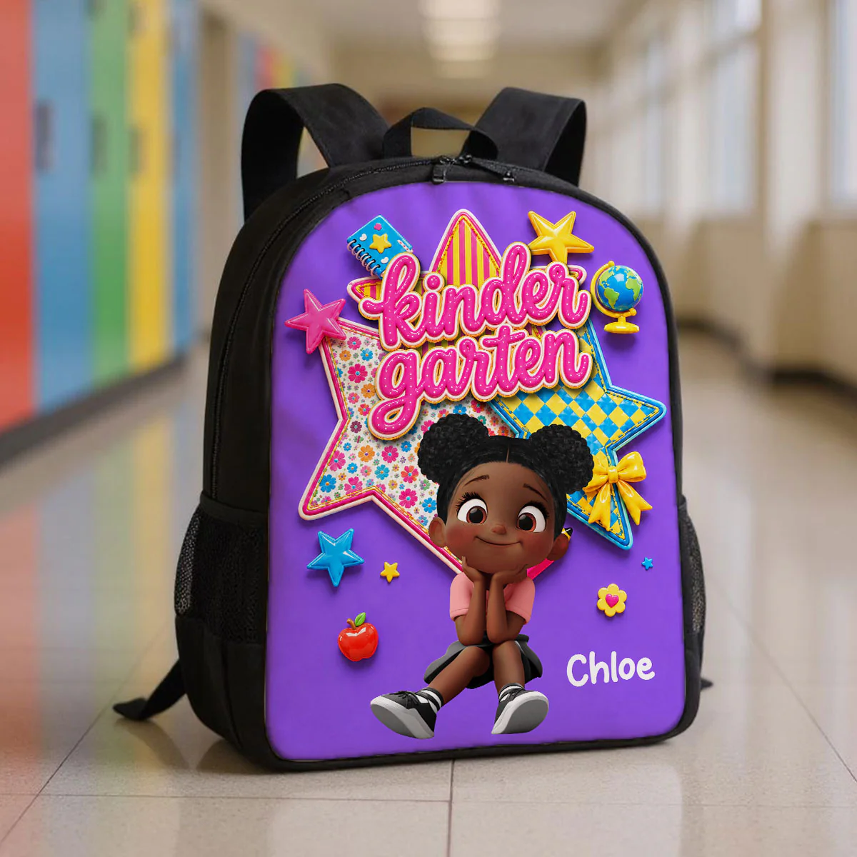 Cute Little Girl Custom Grade - Personalized Backpack - Back To School Gift For Kids, Daughters, Granddaughters, Kid Girl - Image 10