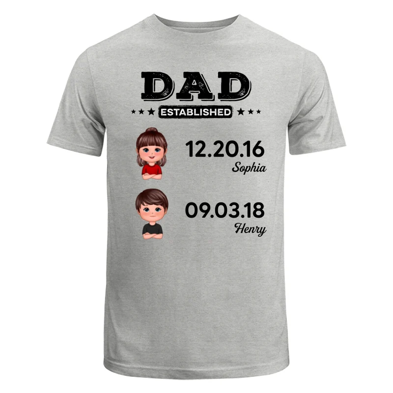 Dad Established Doll Kids Gift For Dad Personalized Shirt - Image 6