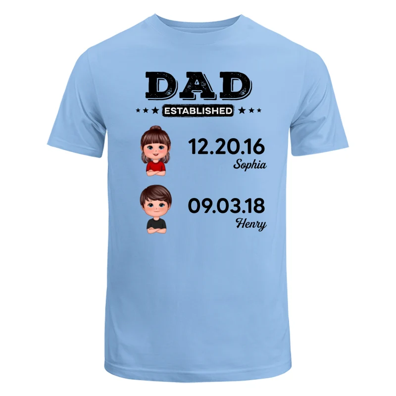 Dad Established Doll Kids Gift For Dad Personalized Shirt - Image 8