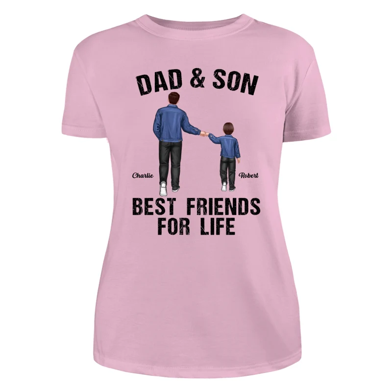 Dad Grandpa Kids Punch Hands Best Friends For Life Personalized Shirt - Image 11
