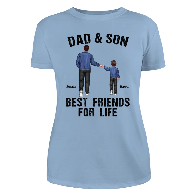 Dad Grandpa Kids Punch Hands Best Friends For Life Personalized Shirt - Image 12