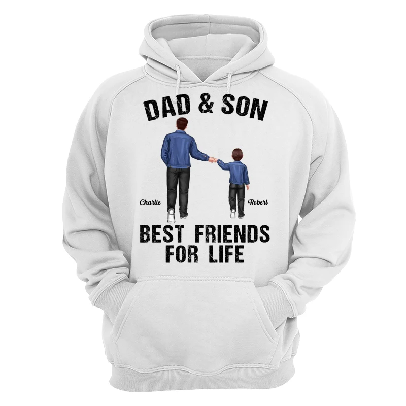 Dad Grandpa Kids Punch Hands Best Friends For Life Personalized Shirt - Image 13