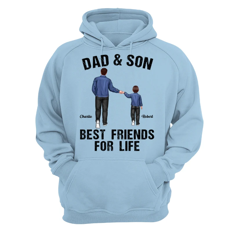 Dad Grandpa Kids Punch Hands Best Friends For Life Personalized Shirt - Image 16