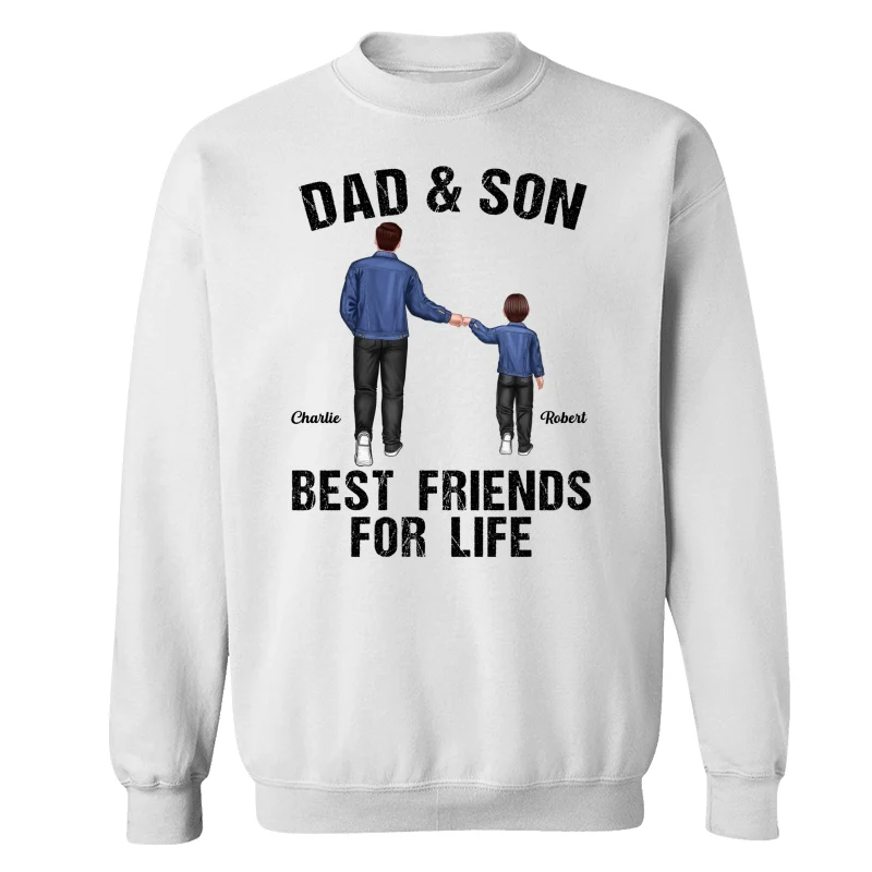 Dad Grandpa Kids Punch Hands Best Friends For Life Personalized Shirt - Image 17