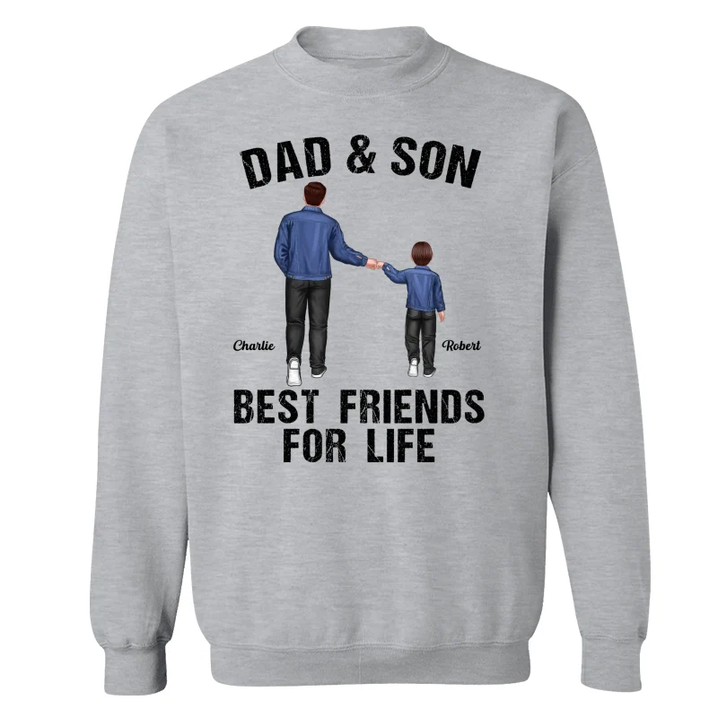 Dad Grandpa Kids Punch Hands Best Friends For Life Personalized Shirt - Image 18