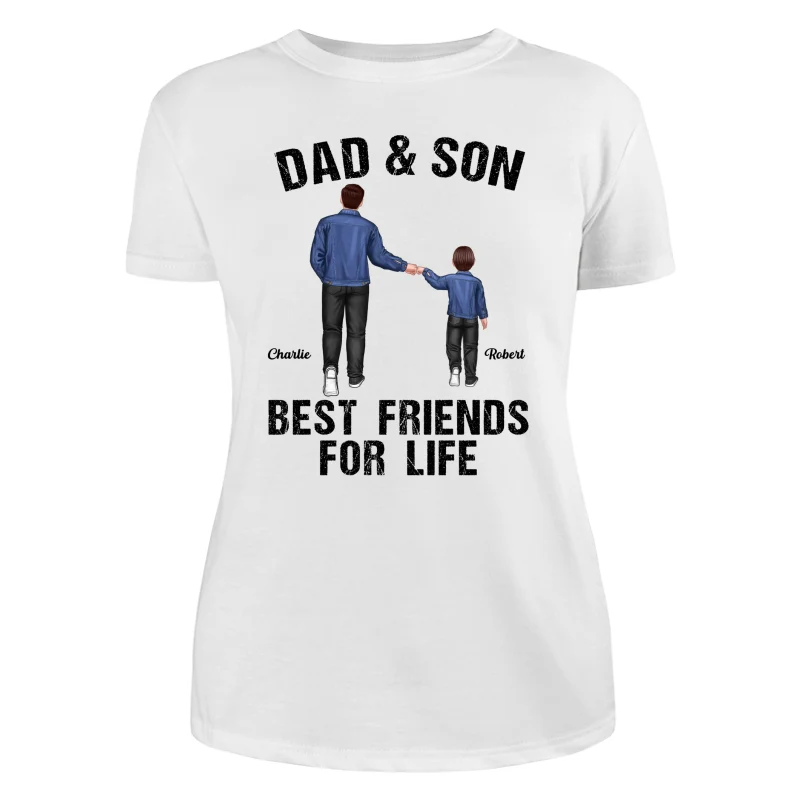 Dad Grandpa Kids Punch Hands Best Friends For Life Personalized Shirt - Image 9