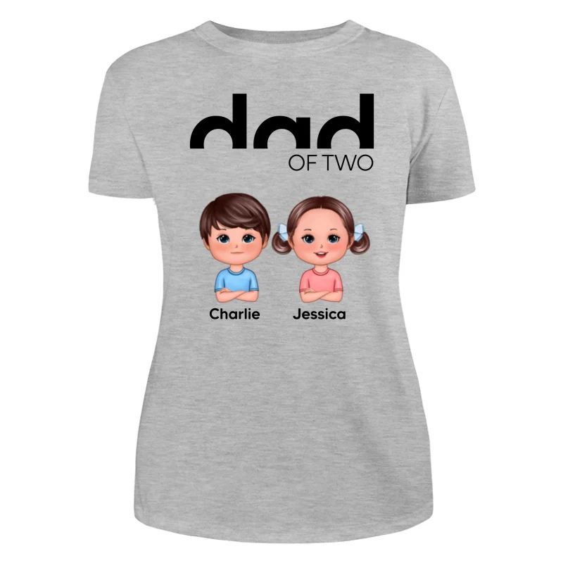 Dad Of Number Of Kids Doll Kids Personalized Shirt - Image 10