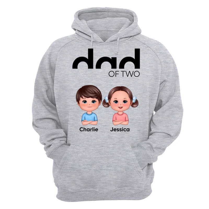Dad Of Number Of Kids Doll Kids Personalized Shirt - Image 14