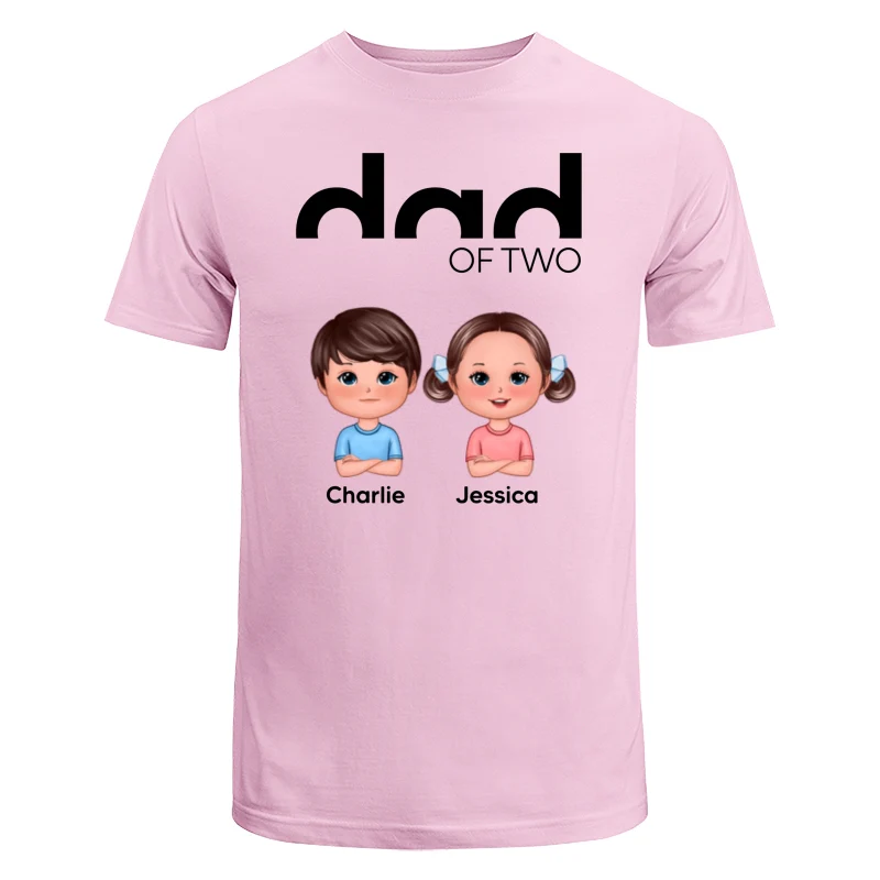 Dad Of Number Of Kids Doll Kids Personalized Shirt - Image 7