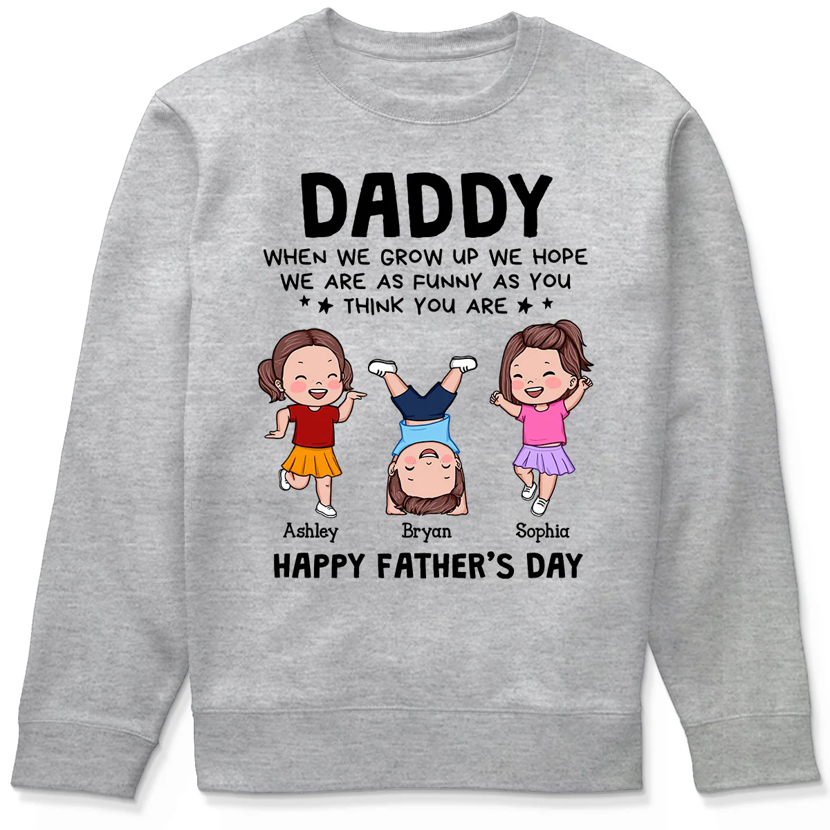 DAD We Hope We Are As Funny As You Think You Are Personalized Shirt - Image 6