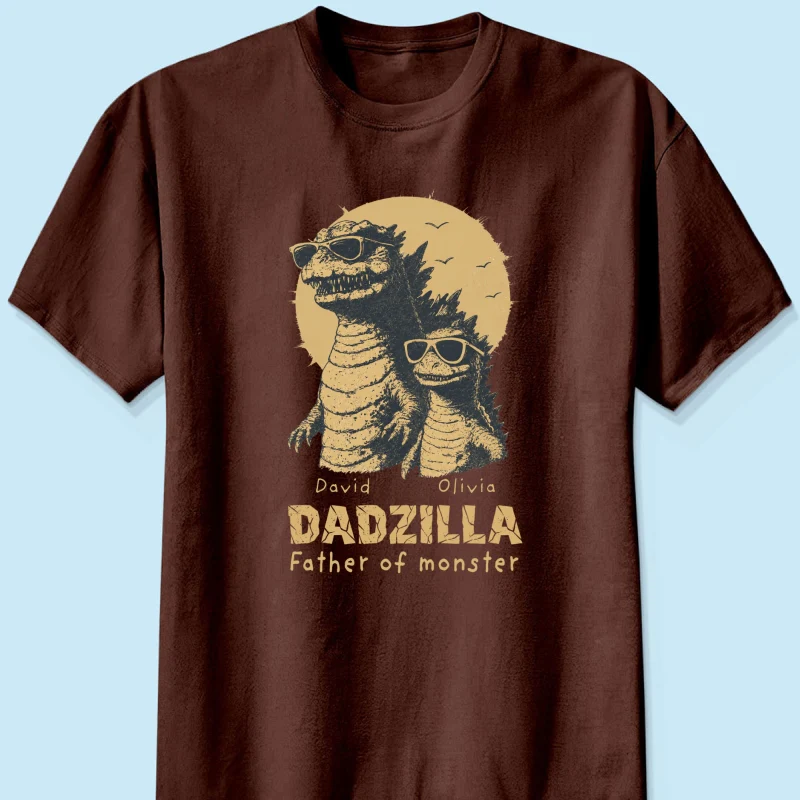 Father of Monsters - Personalized Shirt - Funny Father's Day Gift for Dad, Papa, Husband - Image 12